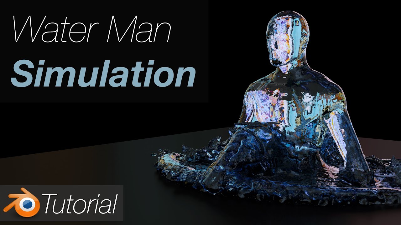 [2.93] Blender Tutorial Quick Water Simulation With Mantaflow (free