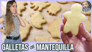 GALLETAS DE MANTEQUILLA perfectas PARA DECORAR o comer solas 😍 BUTTER COOKIES FÁCILES de HALLOWEEN