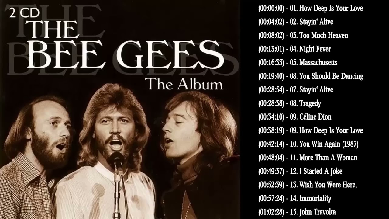 GRANDES EXITOS DE LOS BEE GEES bee gees greatest hits full album best songs of bee gees