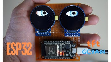 Tutorial menampilkan animasi mata menggunakan esp32 dengan LCD TFT GC9A01 240x240 bulat
