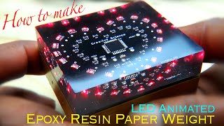 How to Make LED Animated Epoxy Resin Paperweight