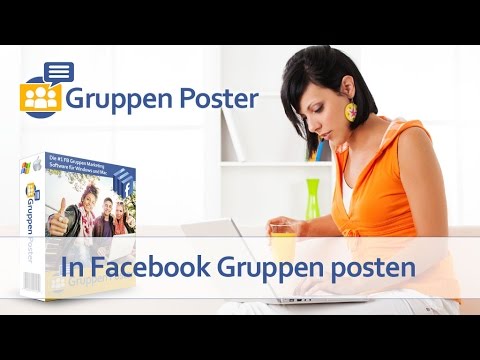 New Gruppen Poster - In Facebook Gruppen posten