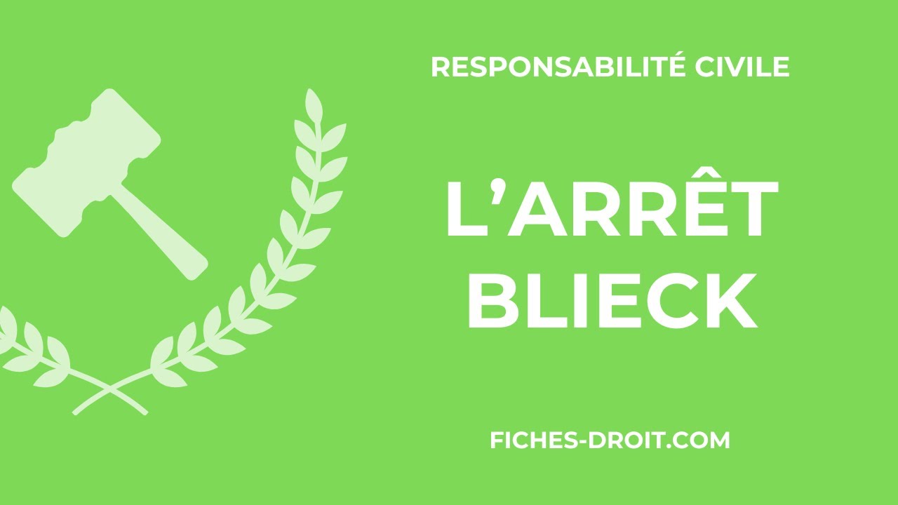 L'arrêt Blieck du 29 mars 1991 sur la responsabilité du fait d’autrui