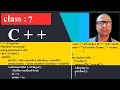 7 C++ Program Class & Object