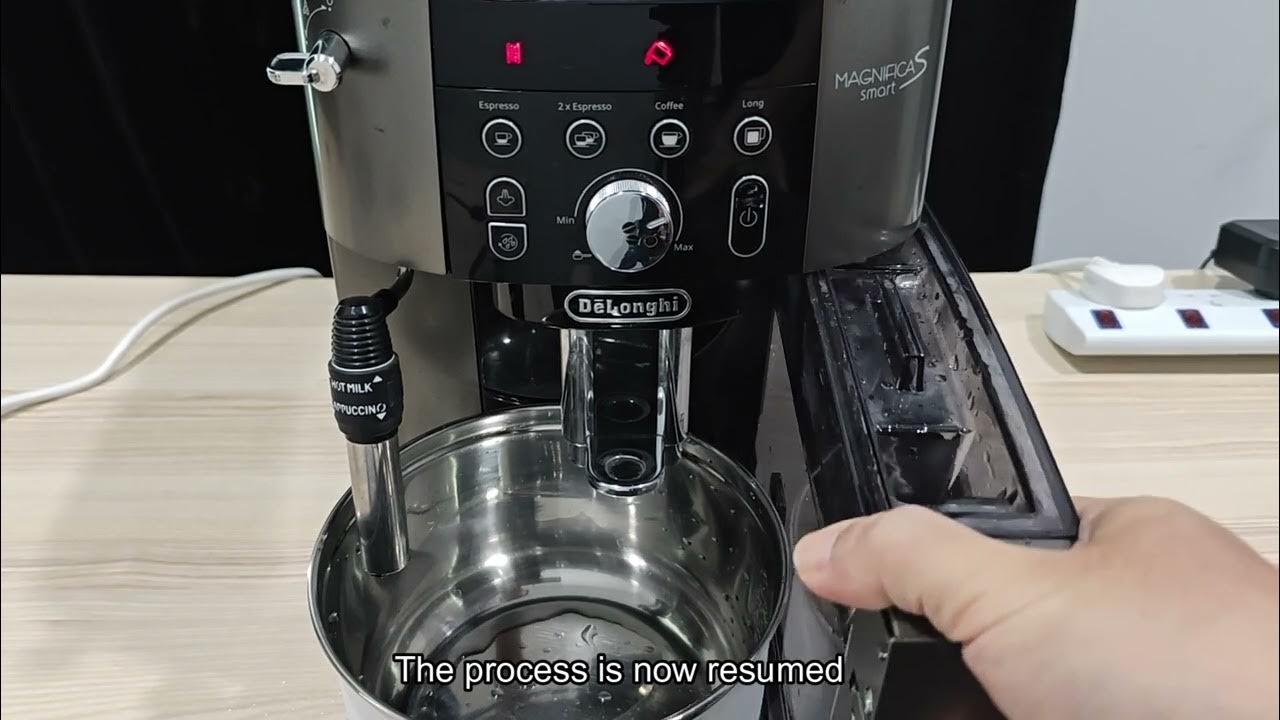 How To Manually Start Descaling A Delonghi Magnifica How To Descale the DeLonghi Magnifica S Smart Coffee Machine - YouTube