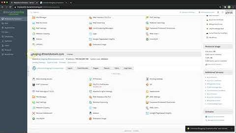 How To Create A Wordpress Staging Area in Plesk Using Clone
