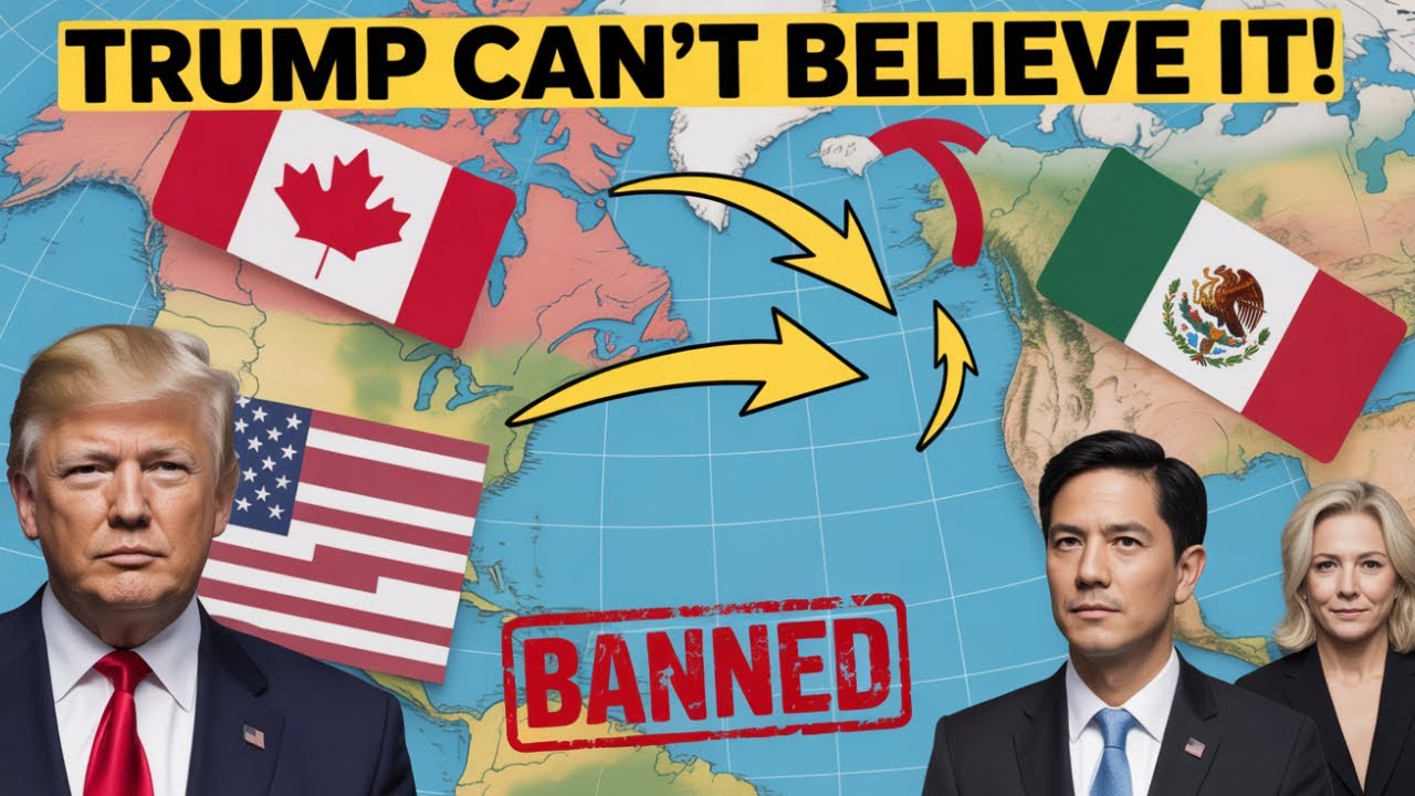 US STUNNED as Mexico Teams Up With Canada on $120 Billion Corridor to BYPASS Trump’s Tariff