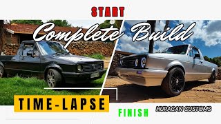 TimeLapse Start to Finish/ Complete Rebuild VW Caddy MK1