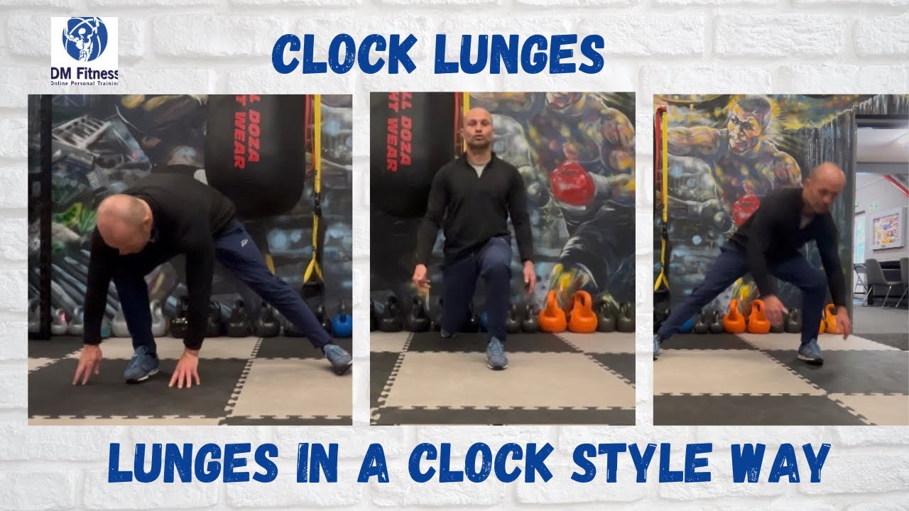 Clock lunges 