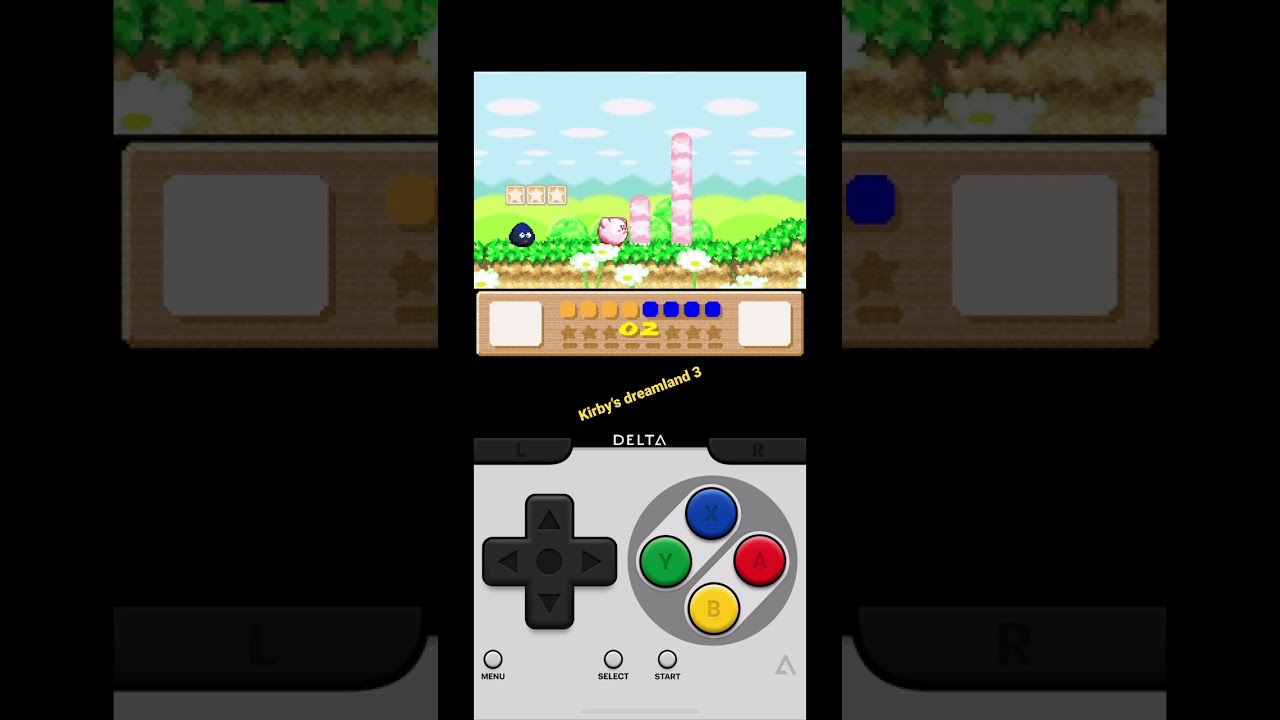 Kirby&rsquo;s dream land 3 #nintendo #snes #ios #iosgaming #retrogaming #kirby #kirbydreamland3 #delta