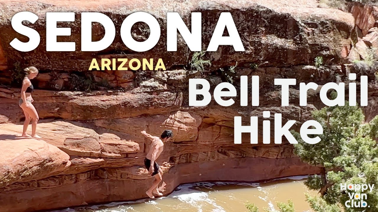 The BEST Hiking Trail in Sedona! Hike the Bell Trail | Skip the crowds & Cliff jump into a creek!