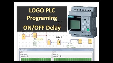 LOGO PLC Programming - ON/OFF Delay