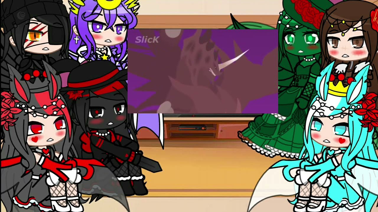 Kaijus fêmeas reagindo a Godzilla vs Destroyer/Gacha club\ 