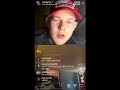 Ian moore vs ginty instagram live beef full