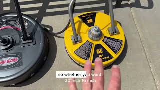 B E Pressure 85 403 003 Whirl A Way vs Simpson Cleaning 80182 Universal 20 Industrial Pressure Washe