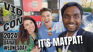 WE MET MatPat at VidCon 2024, Day 1 (Ft. MatPat from Game Theory)
