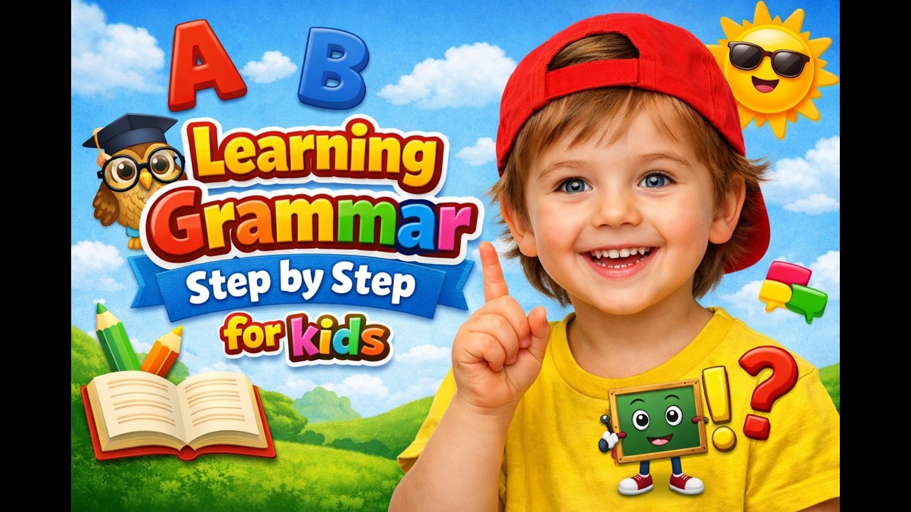 Learning Grammar Step by Step for kids - YouTube