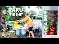RAKU FIRING - the CRAZIEST way to finish pottery!