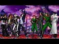 Kof mugen kyo kusanagi team vs heidern team