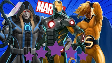 Marvel Puzzle Quest: PVP SIMULATOR A.O.E FRENZY ASCENDED 5-STAR IMM-40 OMEGA RED SENTRY