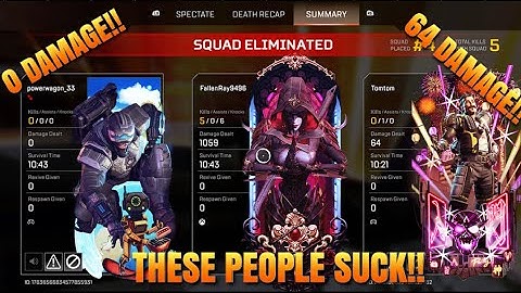 [APEX LEGENDS] Why I Hate Playing With Randoms…