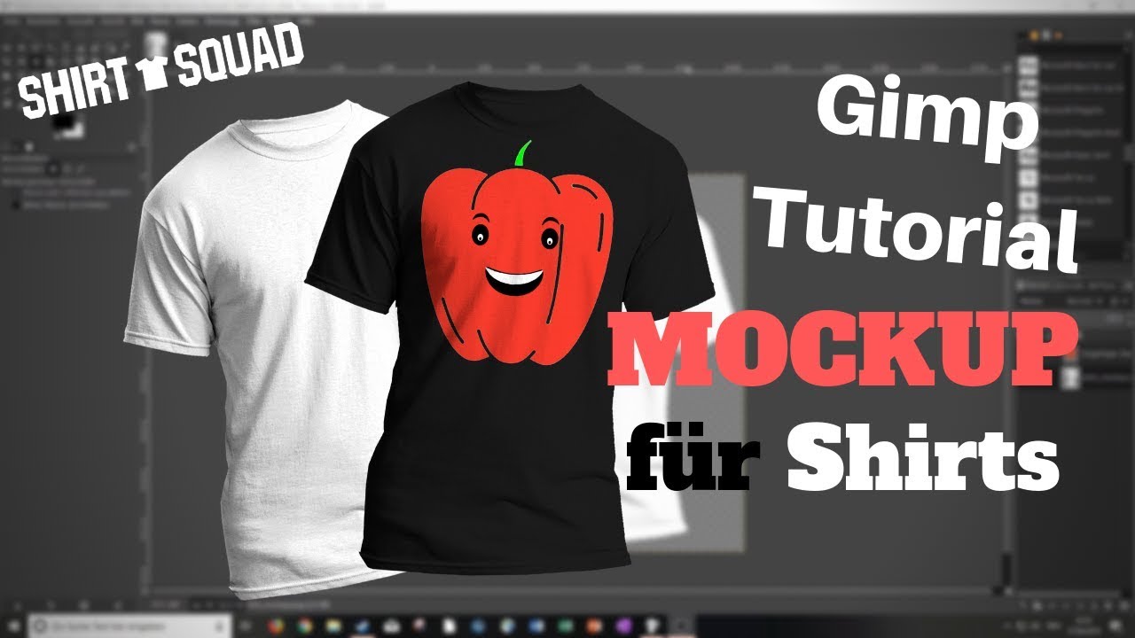 Download Mockups mit Gimp produzieren - T-Shirt Tutorial #1 2019 ...