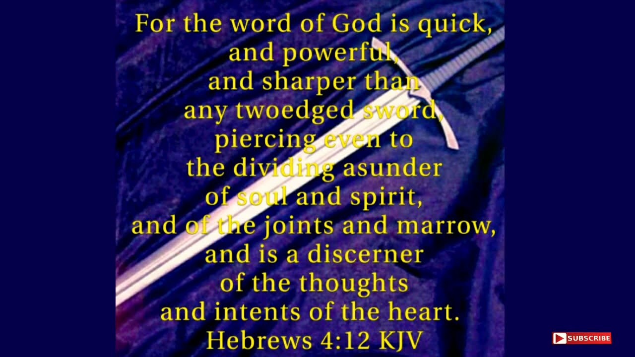 "The Word of God is Quick and Powerful" - YouTube