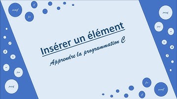Langage C: Insertion d