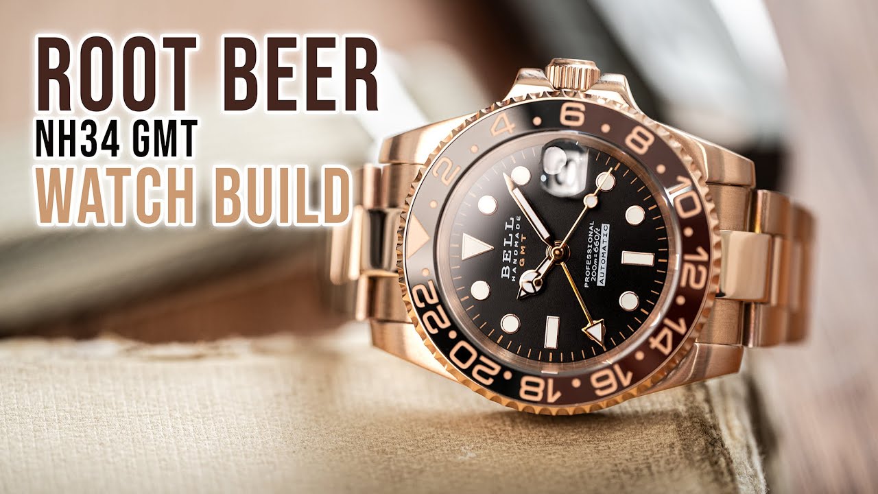 MOD 組立セット GMT カスタム 自動巻き NH34 mod nh34 カスタム 自動巻き gmt