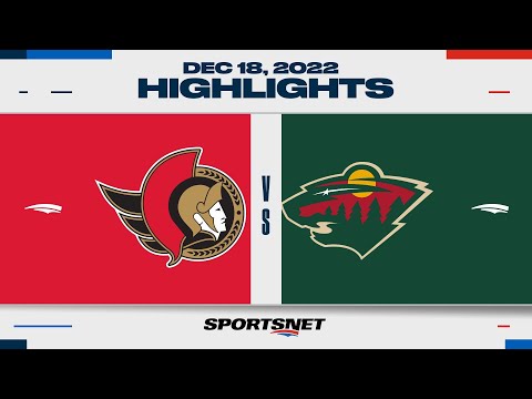 NHL Highlights | Senators vs. Wild - December 18, 2022