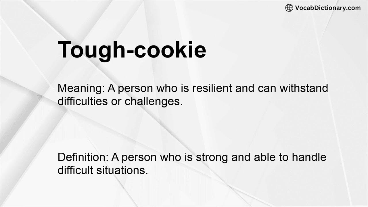 Tough cookie Meaning YouTube tough-cookie-meaning-youtube