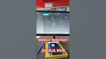 How to turn on motion detection in #dahua nvr  #Motion detection enable in #dahua nvr #ytshorts