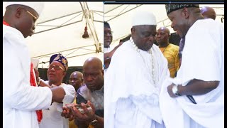 See Sefiu Alao Performance At Ojo Aje Festival As Gani Adams,Obas Came Out To Dance &Spray Money