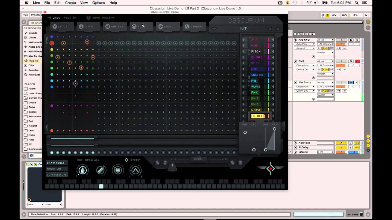 Obscurium in Ableton Live Percussion (3/7) YouTube