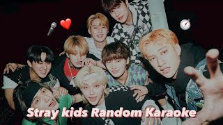 Stray Kids Random Karaoke Challenge (Title Track Edition) | with lyrics