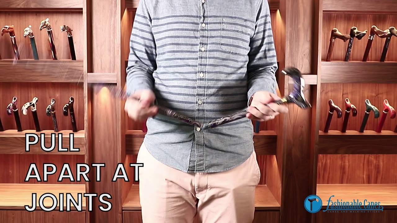 How A Folding Cane Works - YouTube