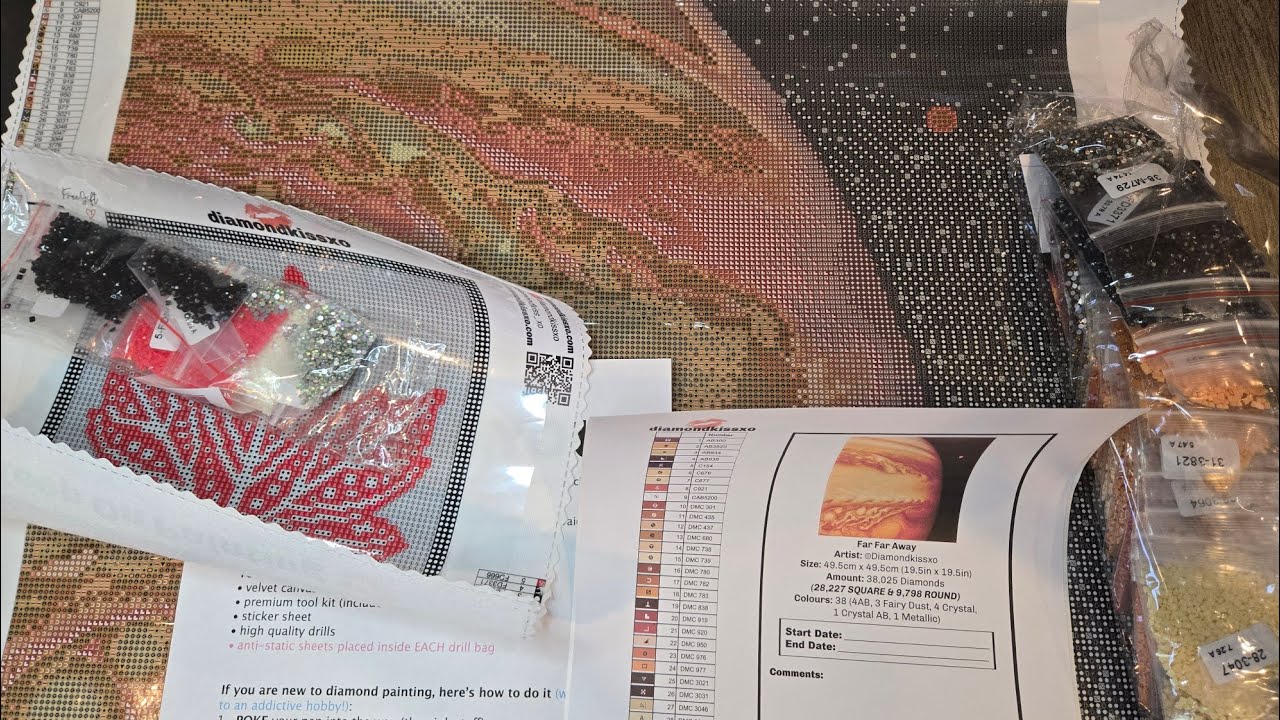 Diamond Paintings - DiamondKissXO and Mid Range Priced kits