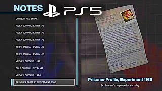 Poppy Playtime: Chapter 4 on PS5 - All 25 Notes Locations