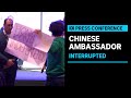 IN FULL: Protesters interrupt Chinese Ambassador's address on relations with Australia  | ABC News