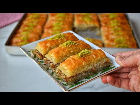 BÜTÜN BAKLAVA TARİFLERİNİ BİR KENARA BIRAKIN❗BAYRAMA EN KOLAYINDAN BİR BADAYIF YAPIN 😃