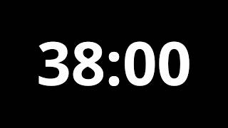 Celebrity 38 Minute Timer 4K⏱️ | 38 Min Countdown (No Music, Black Screen) Wealth