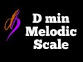 Dmin Melodic Scale &amp; Triads for Double Bass