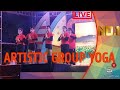 Artistic group yoga performed by students of saraswata vidya niketan puri