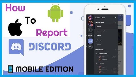 How to Report Someone on Discord Mobile | IOS | ANDROID | [2022]
