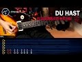 Como tocar Du Hast RAMMSTEIN En Guitarra Electrica | Tutorial