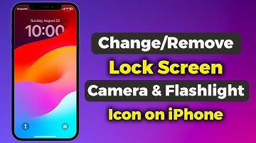How to Replace or Remove Lock screen Camera And Flashlight icons in iOS 18 | Apple info