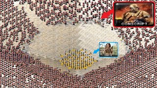 Tanya in the death hole  - vs 5000 Conscripts - Red Alert 2