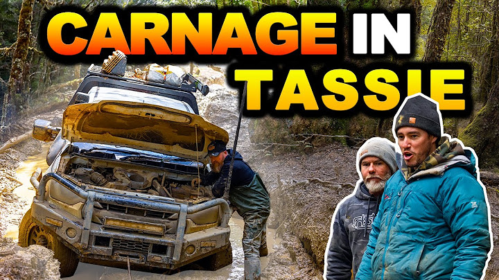 4 Start - only 2 4WDs FINISH! The Tasmania track SO tough we had to turn around!