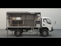 Съемный жилой модуль для грузовика Mitsubishi Fuso Canter