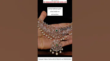 Beautiful Detachable Diamond Choker Can Be Opened N Used In 7 Different Ways 